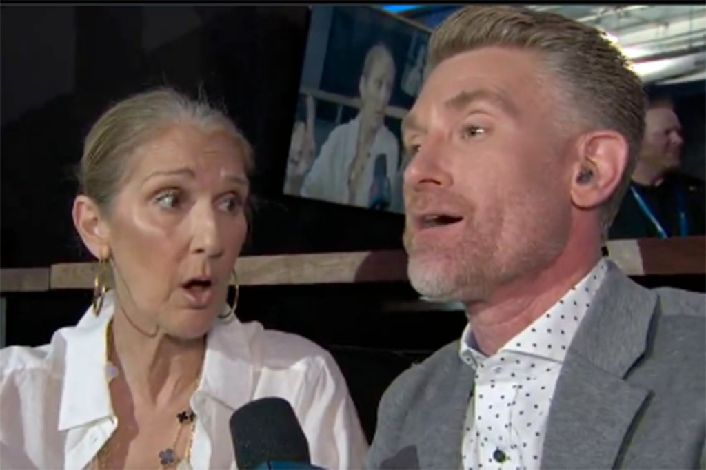 Celine Dion breaks out singing ‘My Heart Will Go On’ during TGL(02)