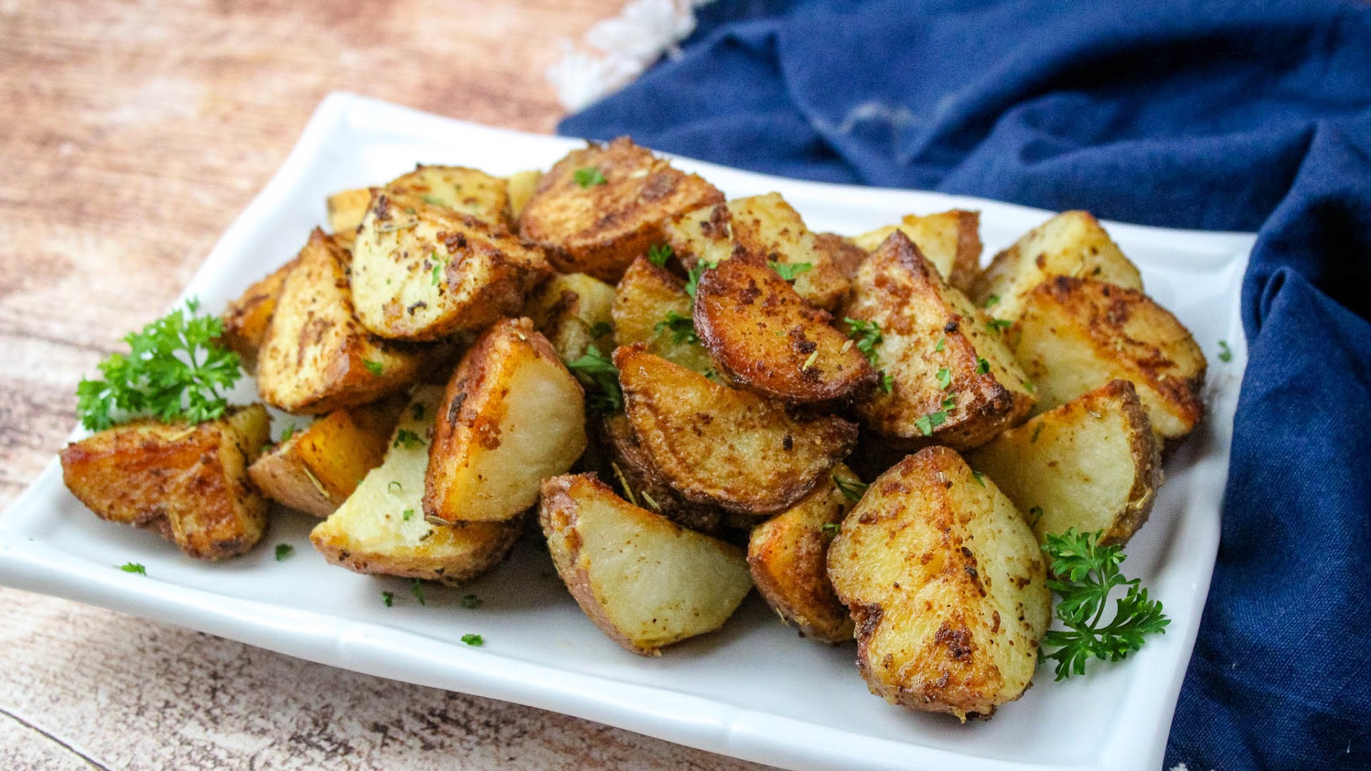 These are delicious mayonnaise roasted potatoes, and a nice side dish ...