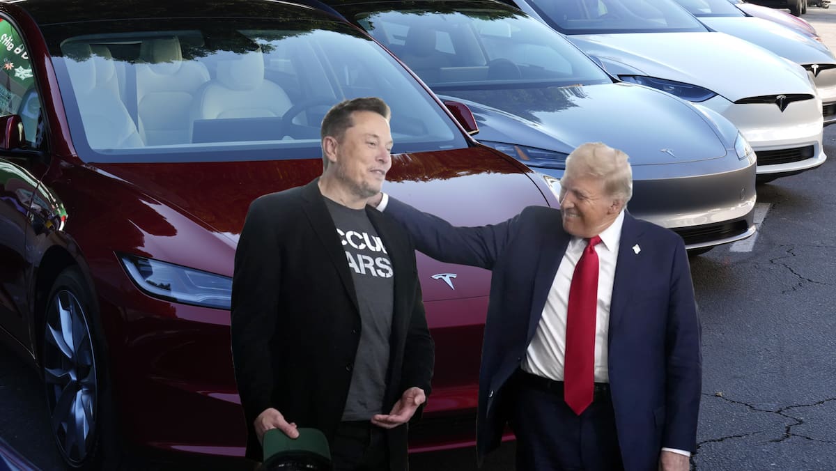 Viele Teile kommen aus Mexiko: Trump schadet mit Strafzöllen Tesla ...
