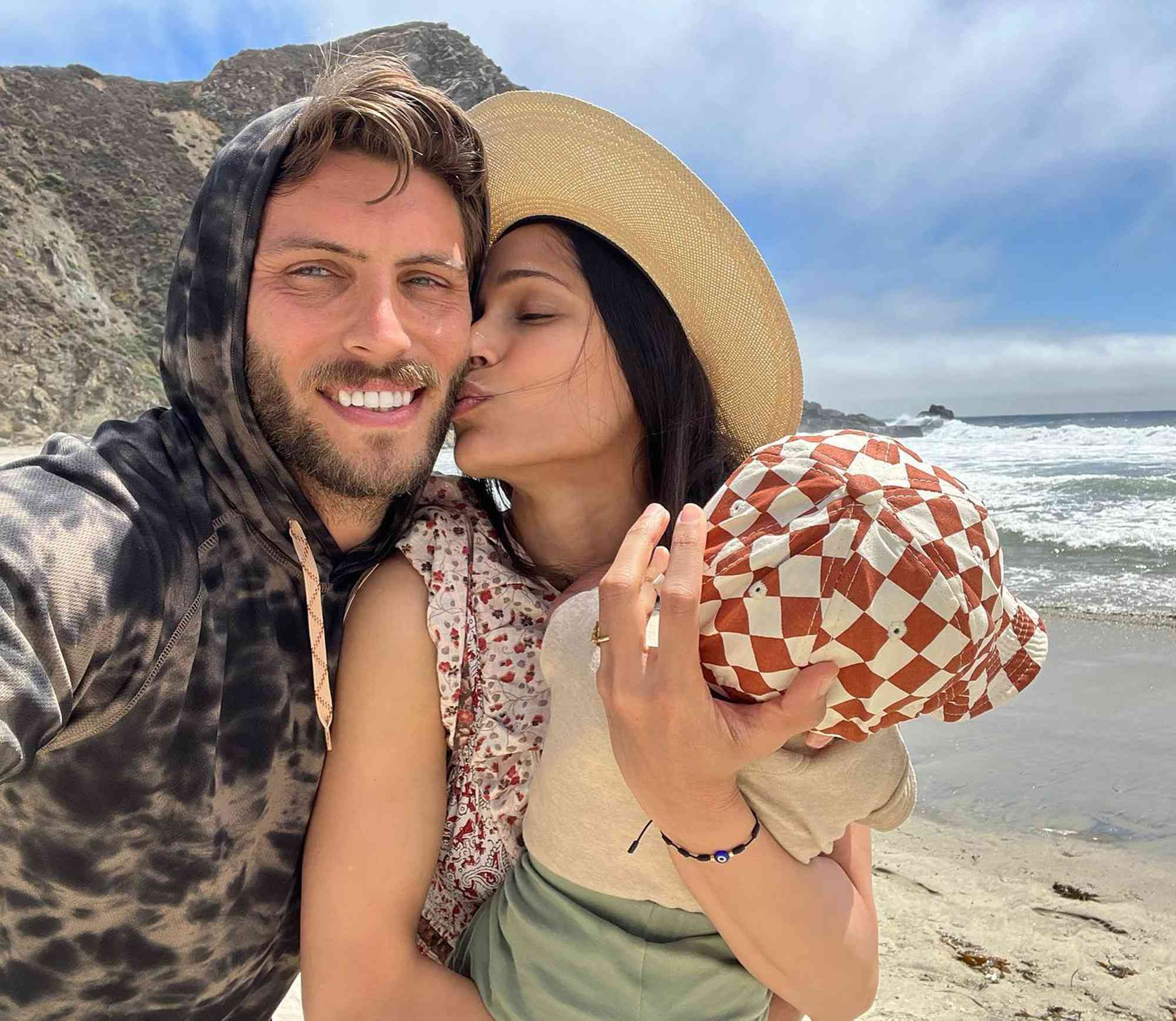 Freida Pinto’s Son Was Adorably Confused by Her Tense “Surface” Scenes