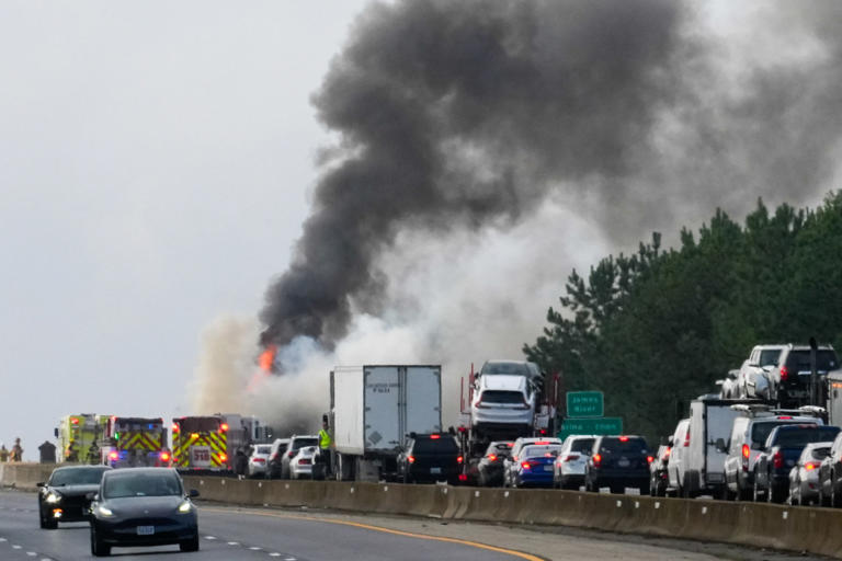 Highway accident. (Photo by Jen Golbeck/SOPA Images/LightRocket via Getty Images) SOPA Images/Getty Images