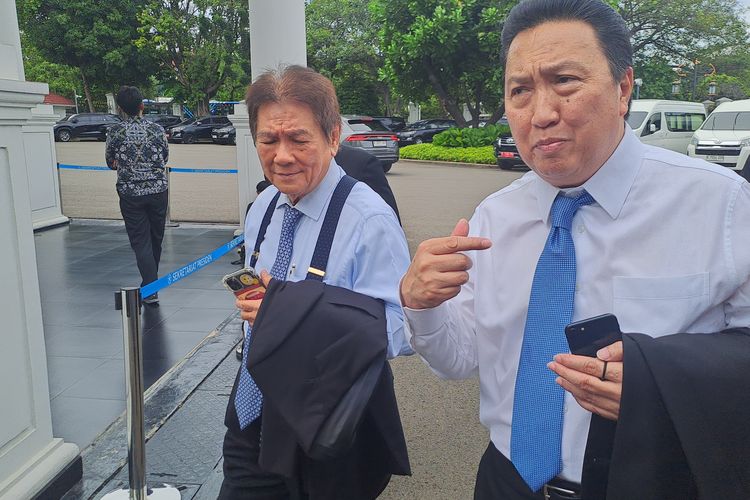 Para pengusaha besar kembali mendatangi Presiden Prabowo Subianto di Istana, Jakarta, Jumat (7/3/2025).