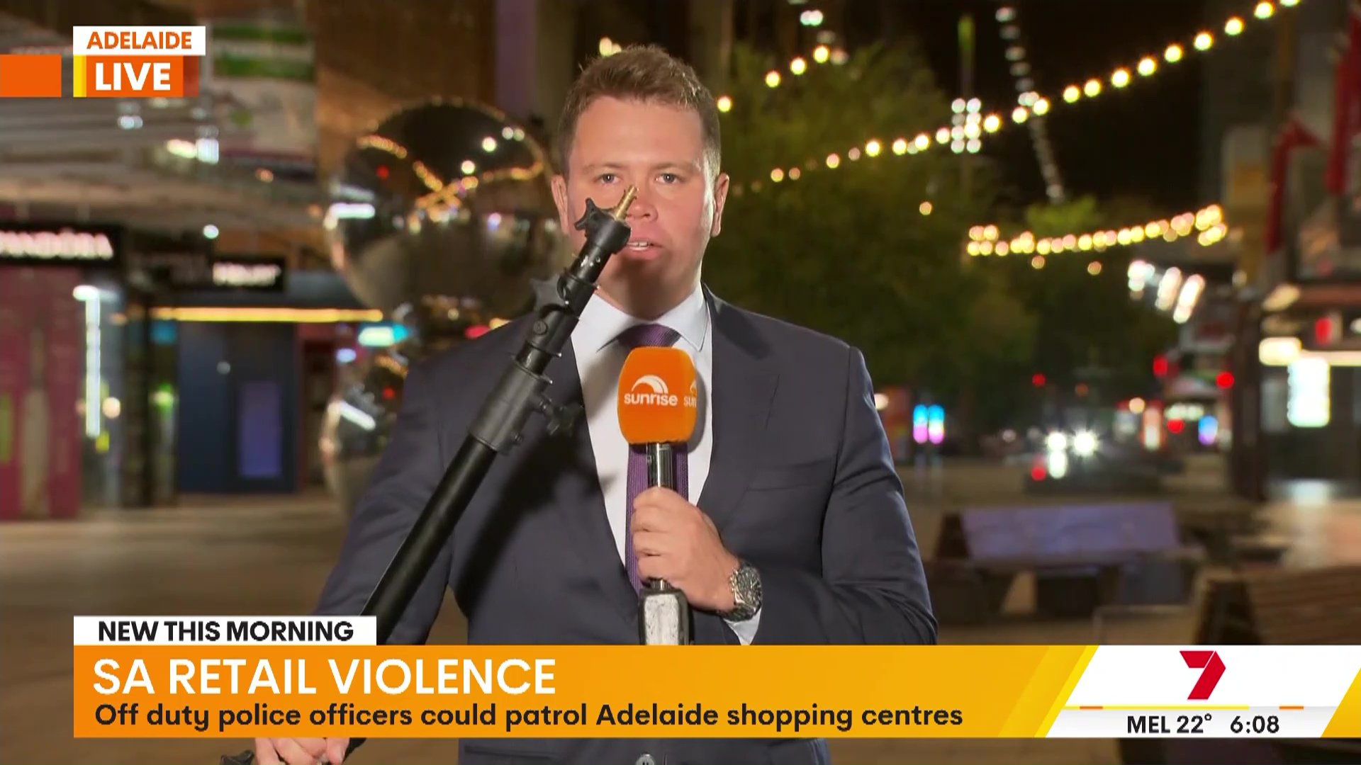 TV reporter is robbed live on air while reporting on crime rates