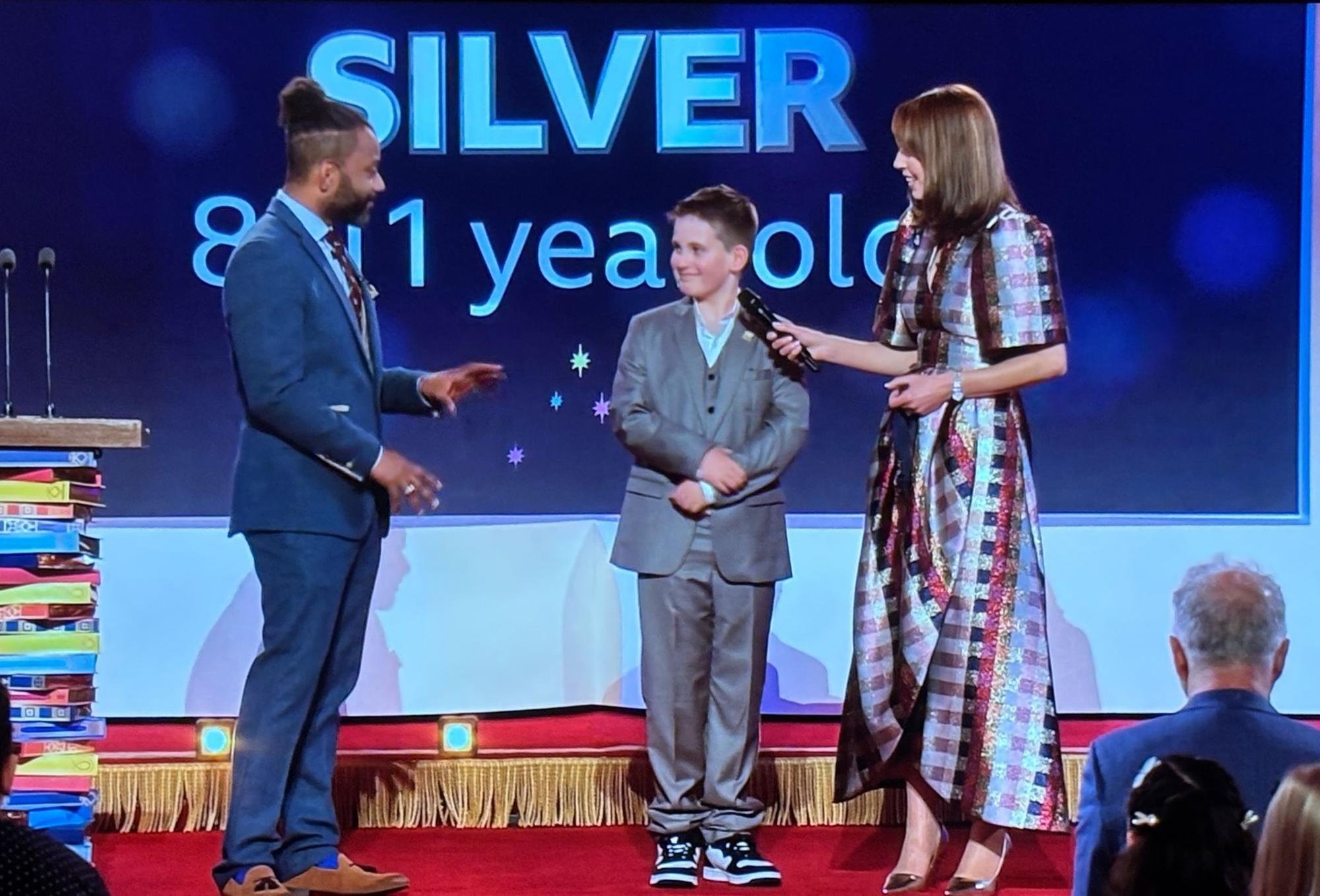 Chesterfield boy, aged 10, wins silver medal in BBC National Writing