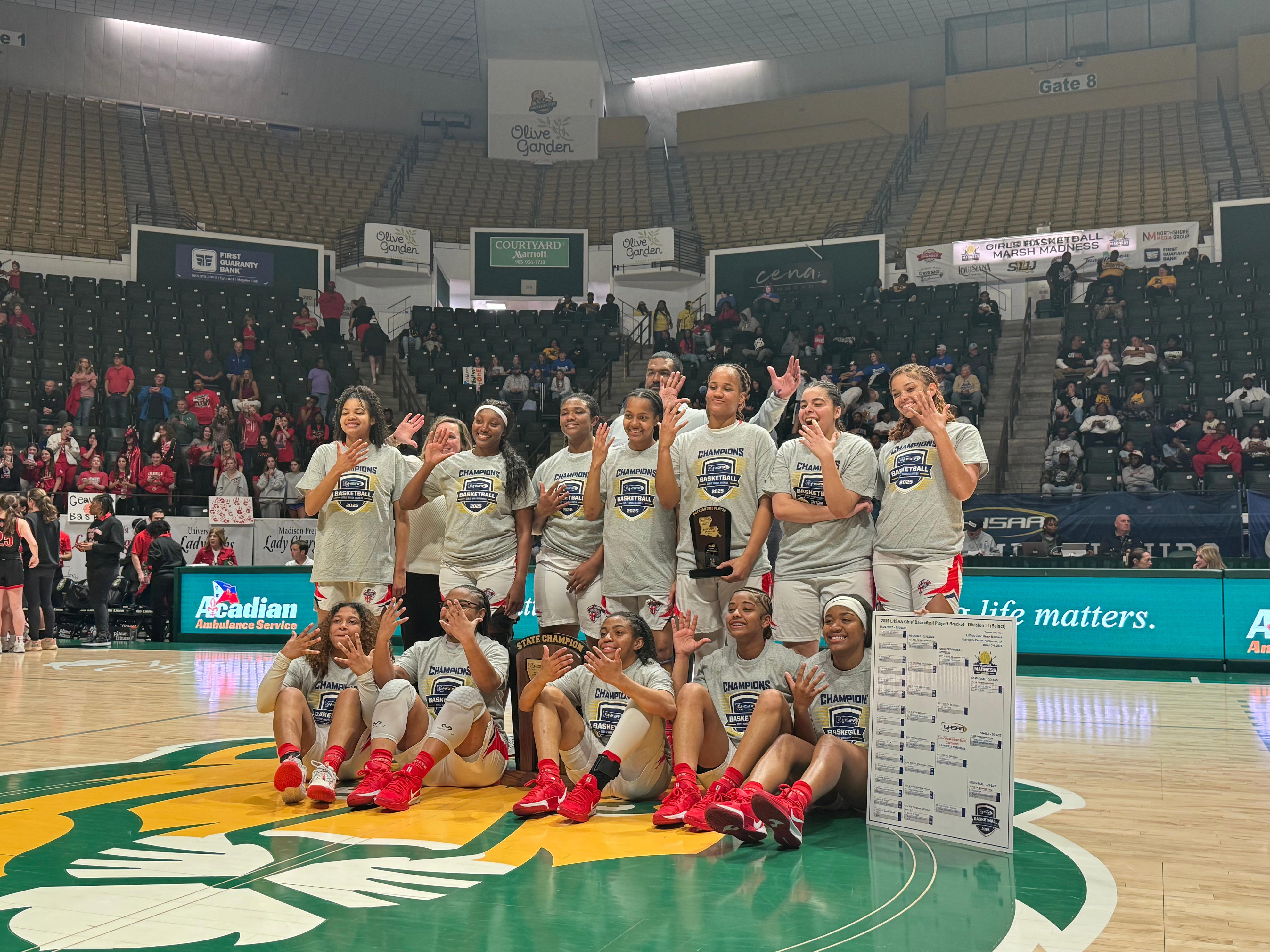 Check out the full LHSAA girls basketball state tournament results