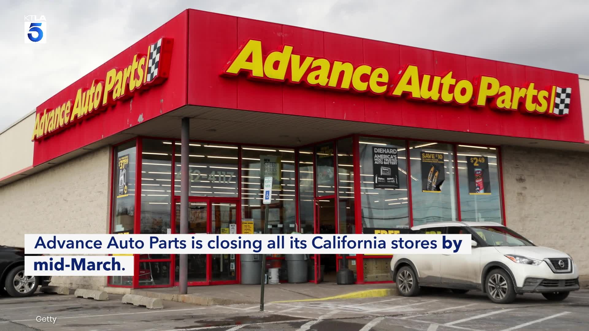 Advance Auto Parts closing all California stores