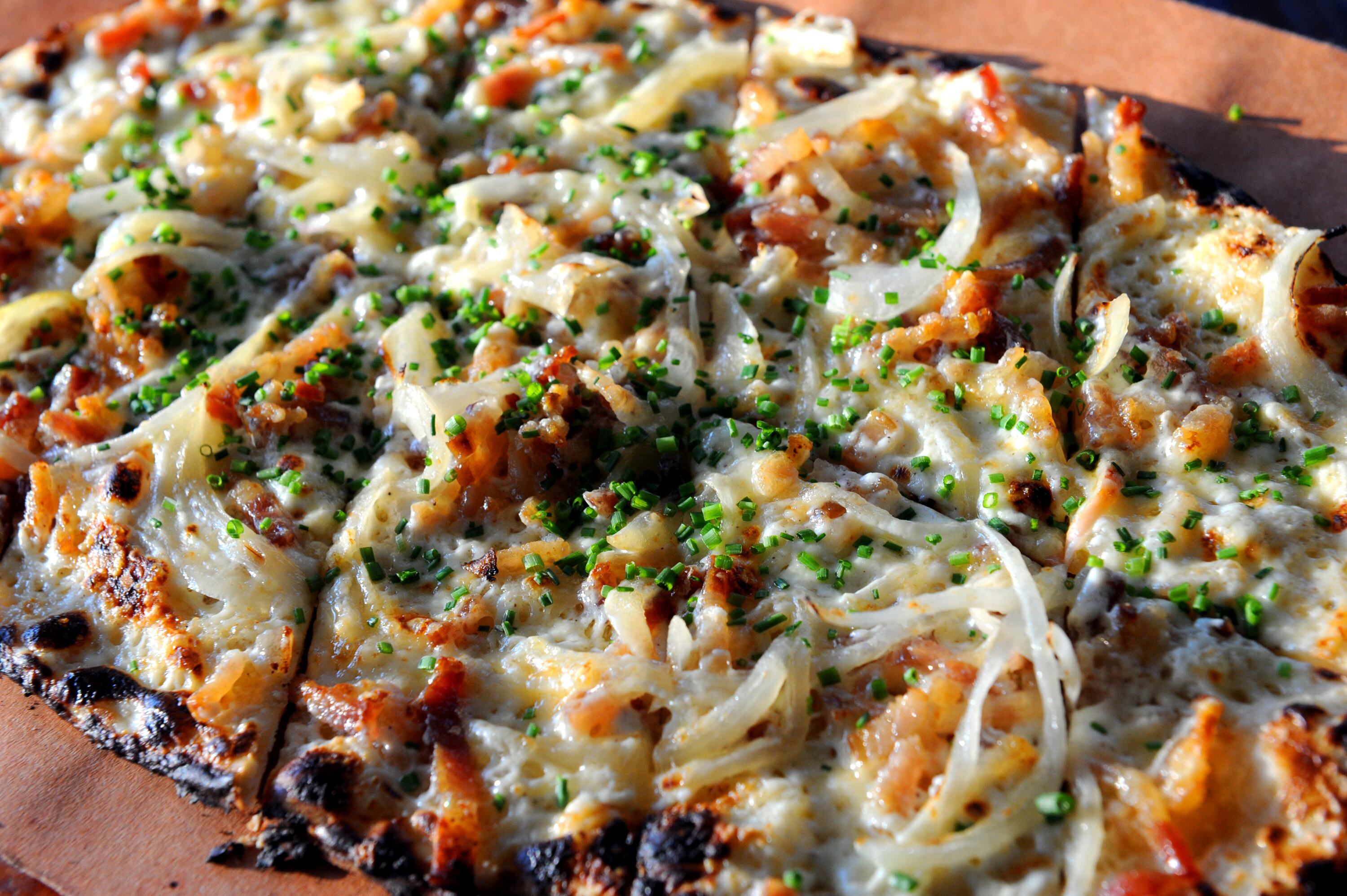 ‘Flammkuchen’, la pizza alemana que se prepara en un periquete