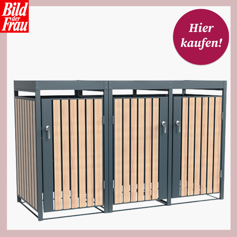 Wind, Tiere, Gestank? Diese Tchibo-Mülltonnenbox löst alle deine Probleme