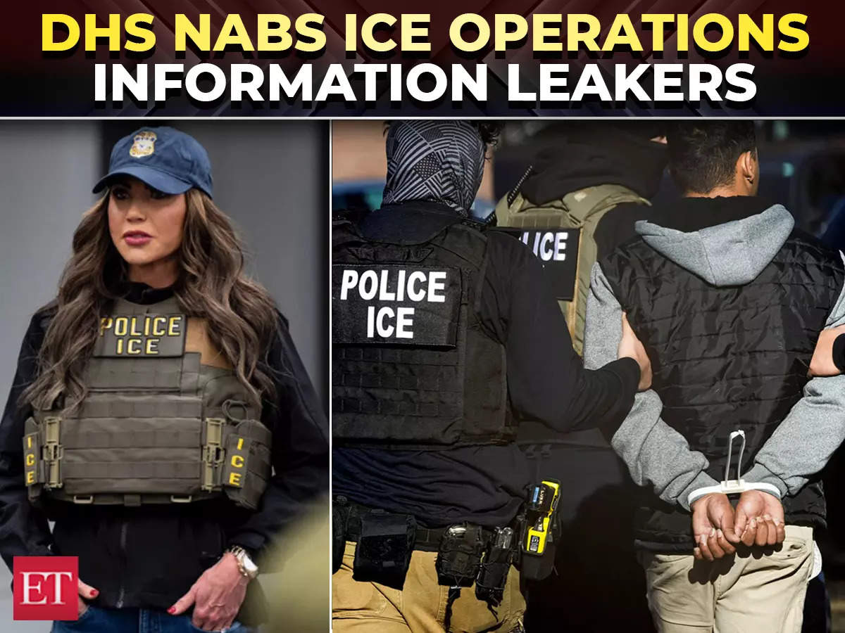 DHS nabs two leakers who jeopardised ICE raids; Kristi Noem drops ...