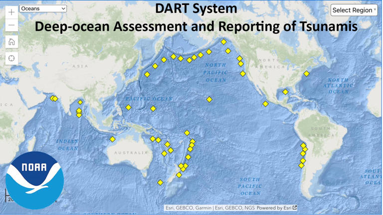 Current tsunami height