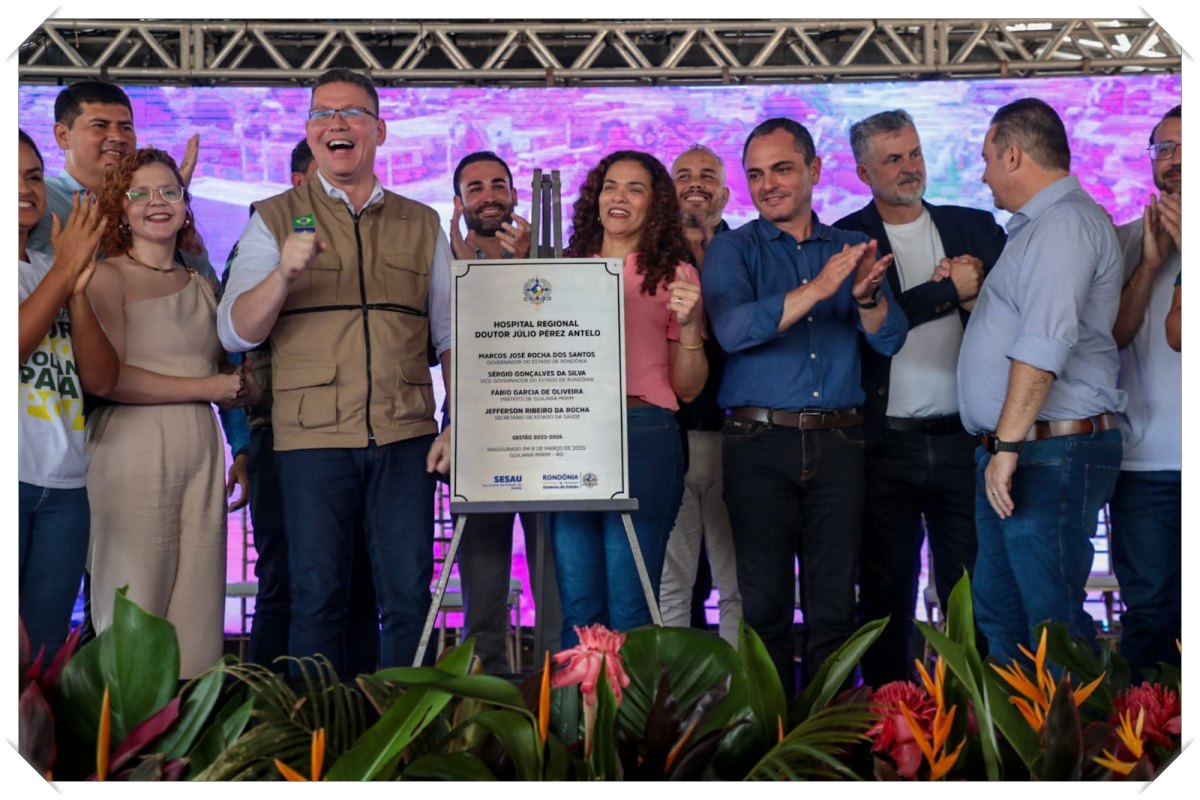 Governador Marcos Rocha inaugura e coloca em funcionamento o novo hospital de Guajará-Mirim - News Rondônia