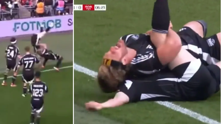 Logan Paul stuns Wembley after hitting Sidemen FC teammate with ...