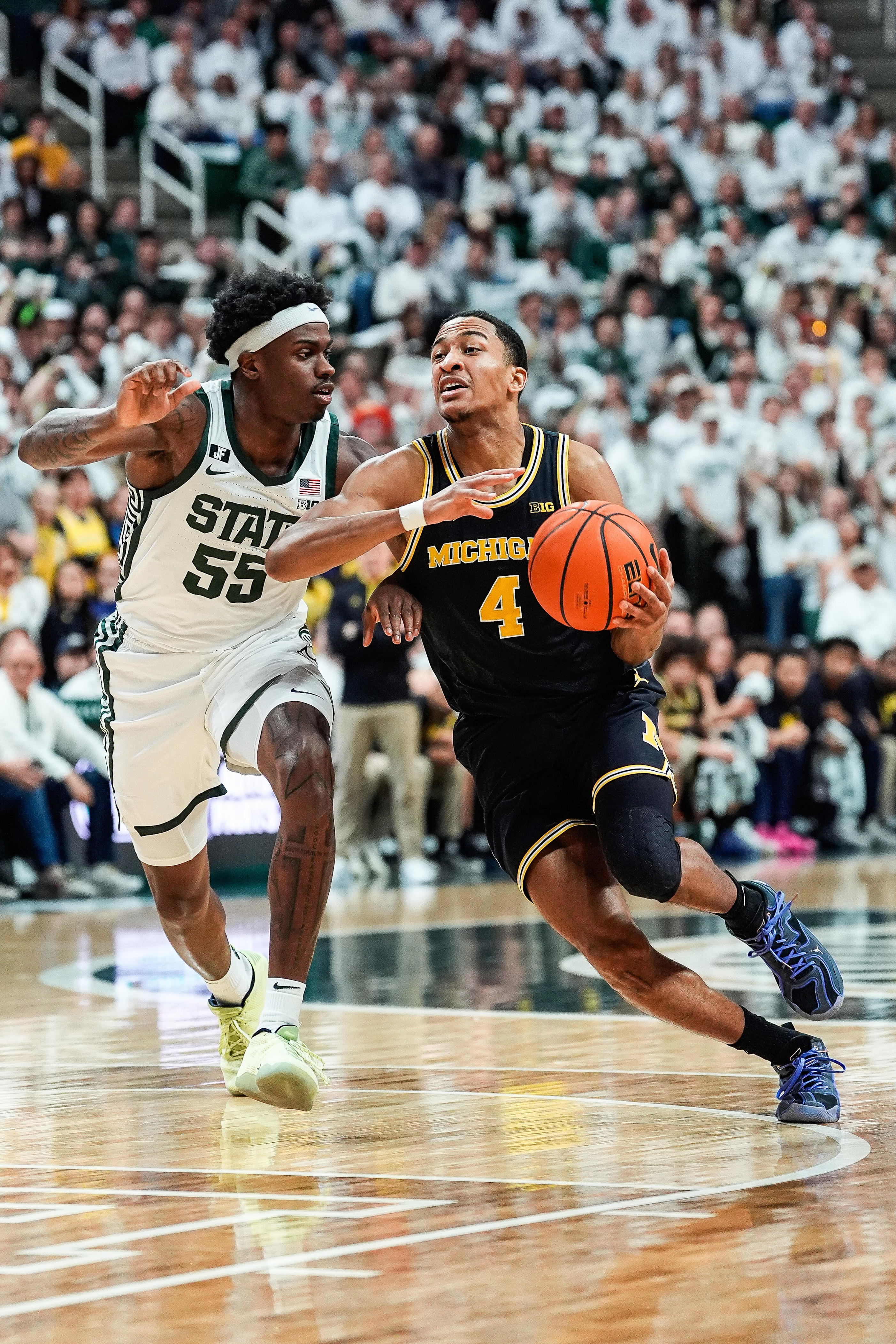 What channel is Michigan vs Michigan State basketball game? TV, time