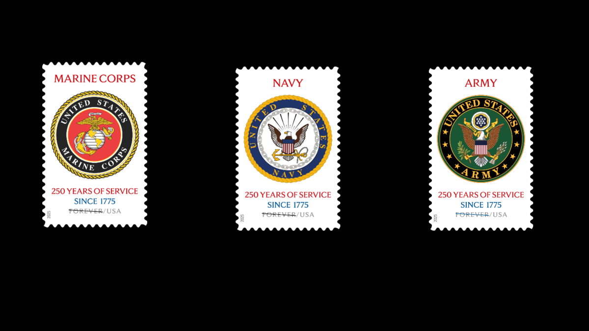 Military 250th stamps lead USPS 2025 reveal