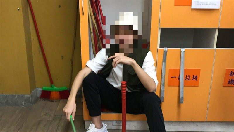 陳姓醫學生在台中外送途中遭遇死劫。（圖／翻攝畫面）