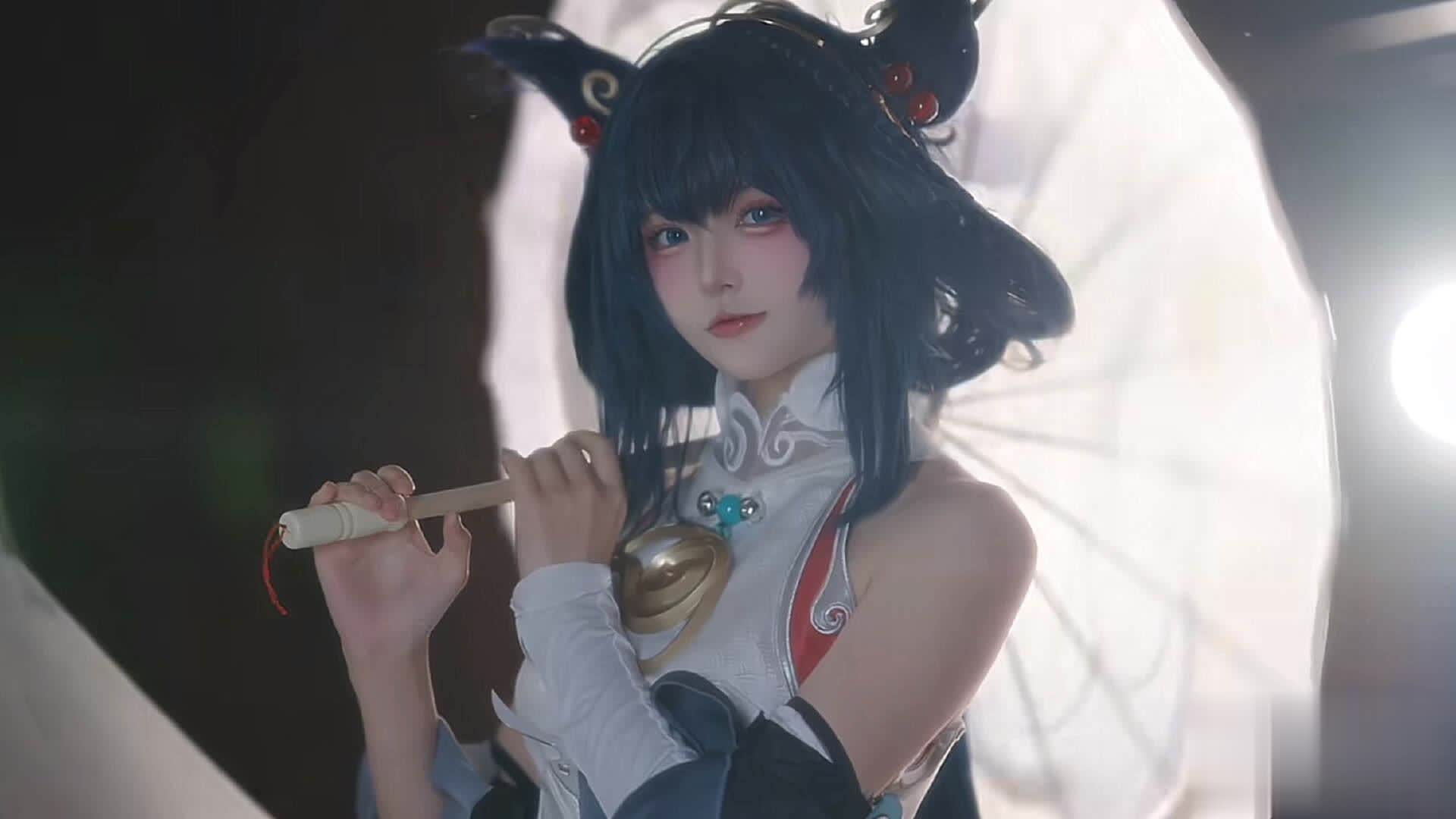 公孙离祈雪灵祝上架4年，网红cos作品氛围感拉满！