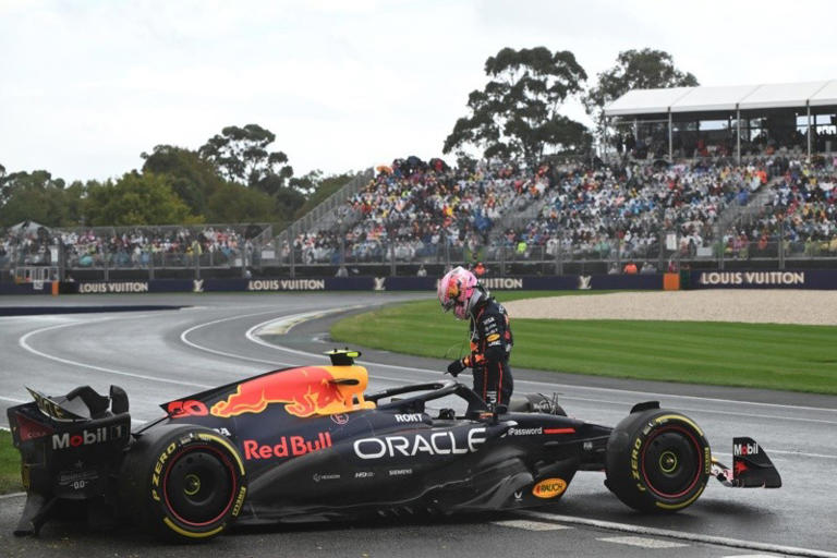 Liam Lawson tras su accidente en el GP de Australia | Foto: EFE