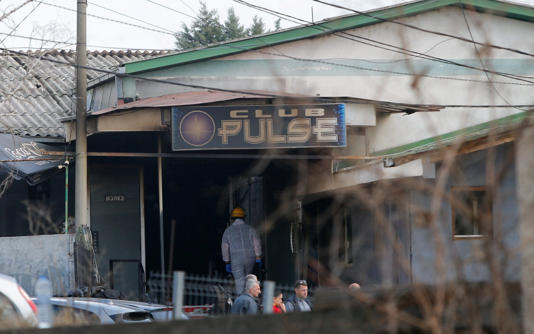 The fire broke out with as many as 1,500 people inside Pulse, a nightclub in the eastern town of Kocani - Ognen Teofilovski/Reuters