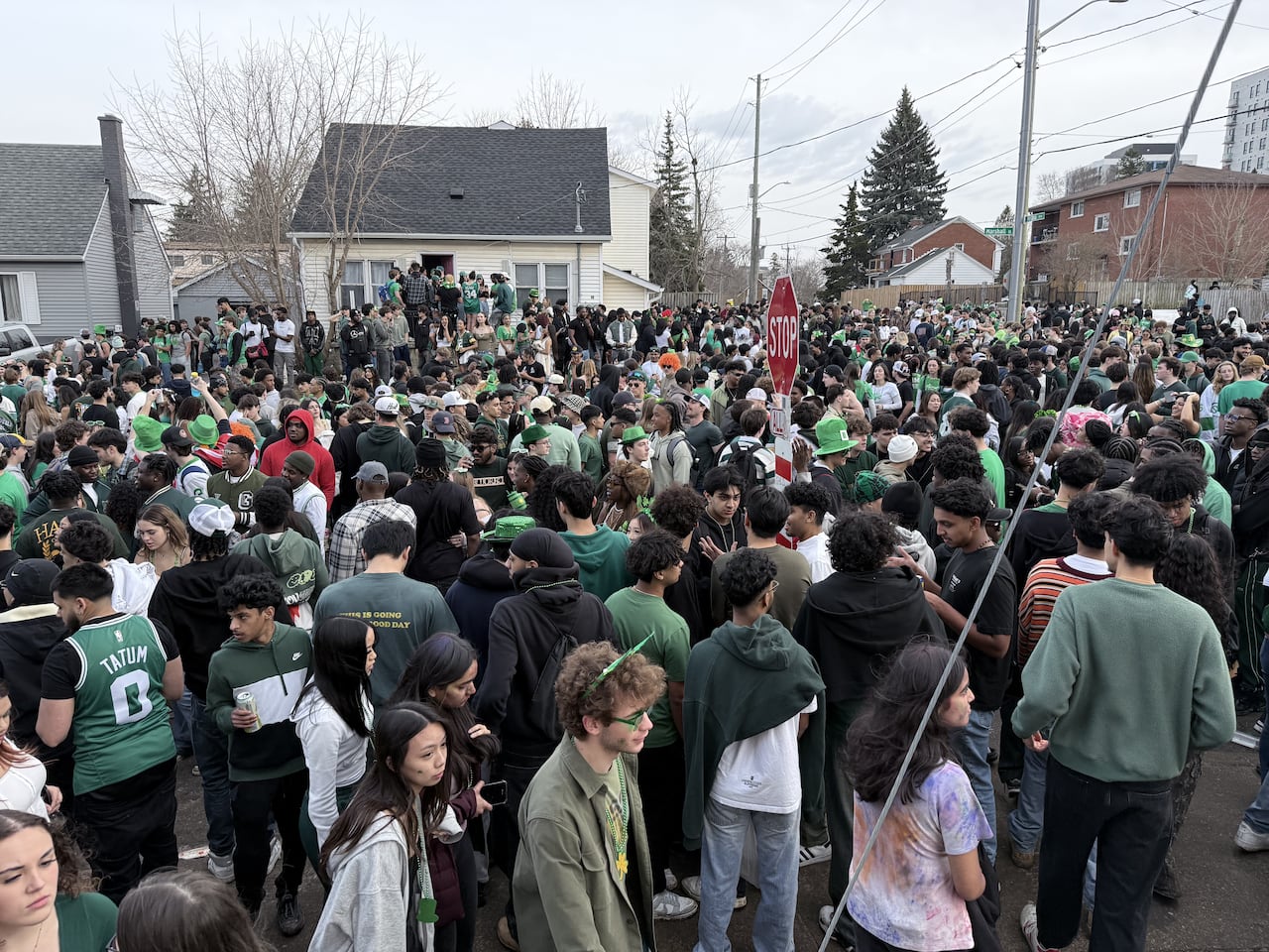 Despite court injunction, hundreds of students gathered in Waterloo on ...