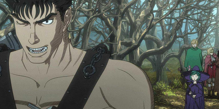 Guts and the gang from Berserk's 2016 anime adaptation.