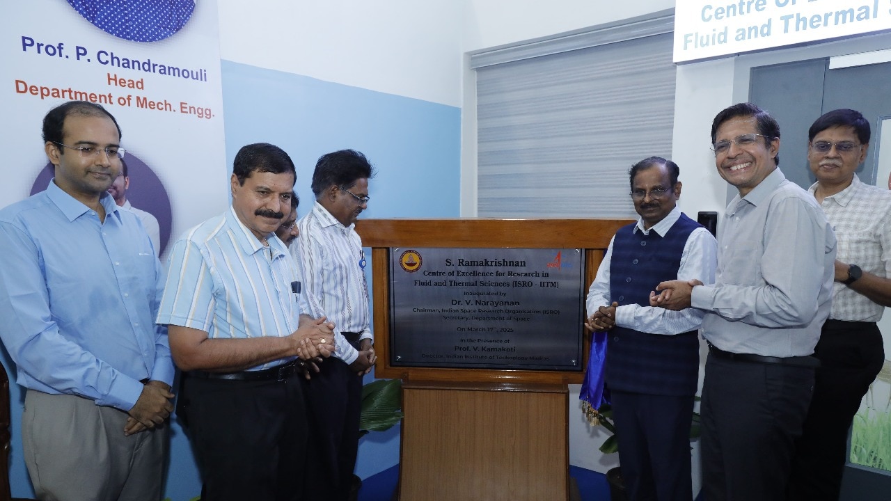ISRO Chairman Dr V. Narayanan inaugurates research centre at IIT Madras