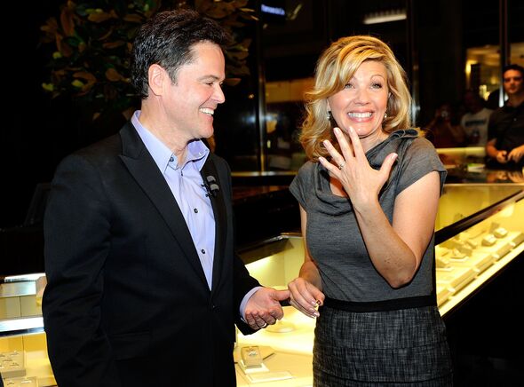 Donny Osmond and his wife Debbie