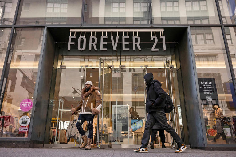 A Forever 21 store in New York on Feb. 7.
