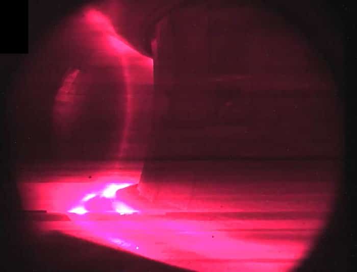 The plasma record reached a temperature of 50 million degrees. © CEA