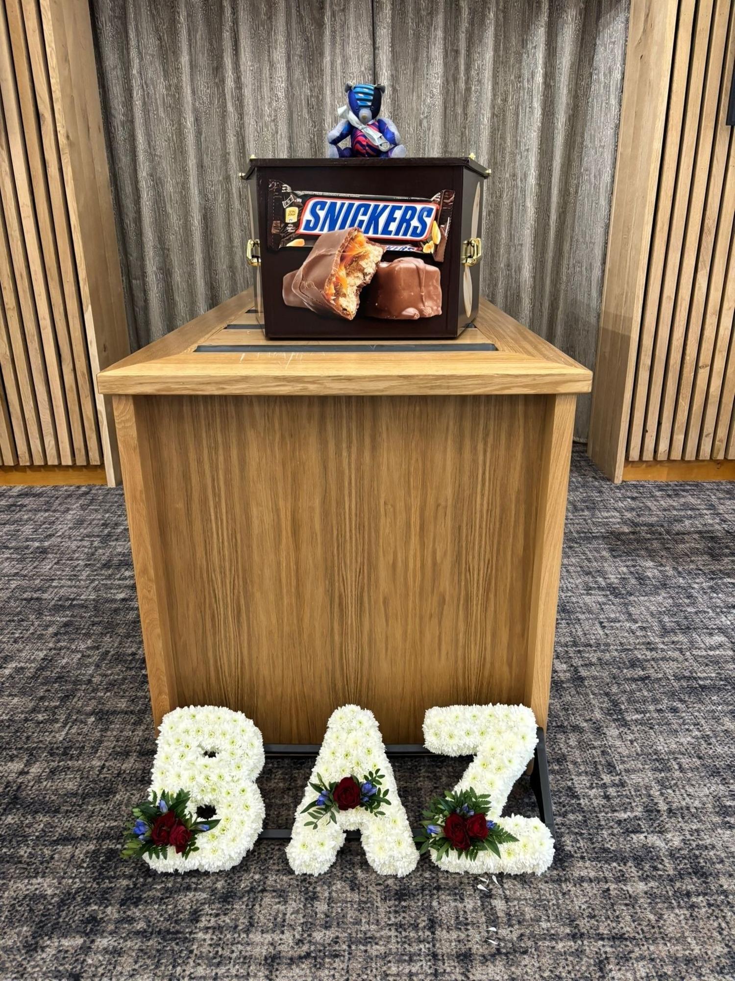 Sweet sendoff Bognor man honoured with chocolatethemed coffin