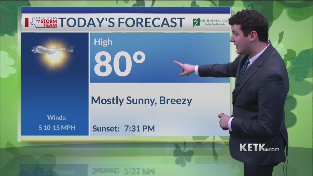 st patricks day 2025 weather forecast