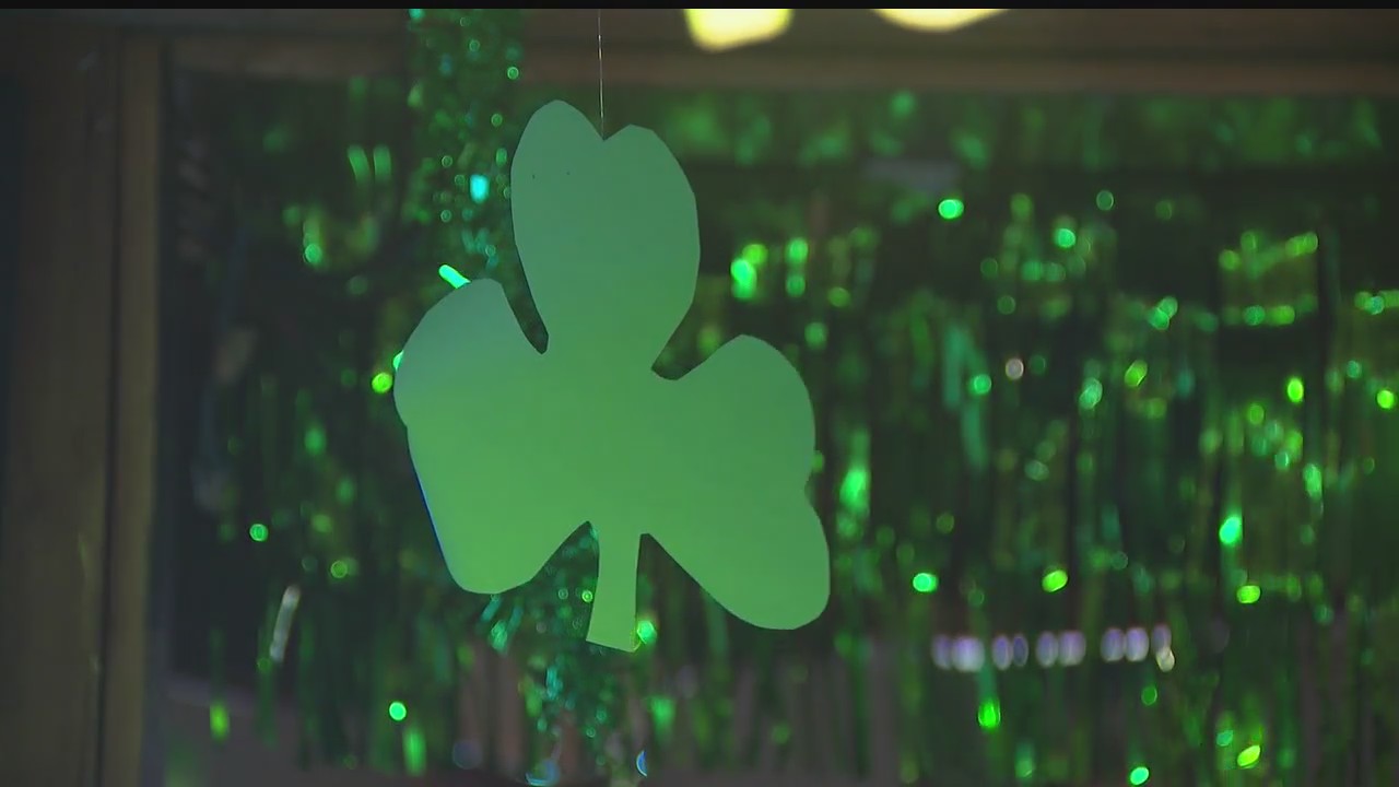 green dishes for st paddys day