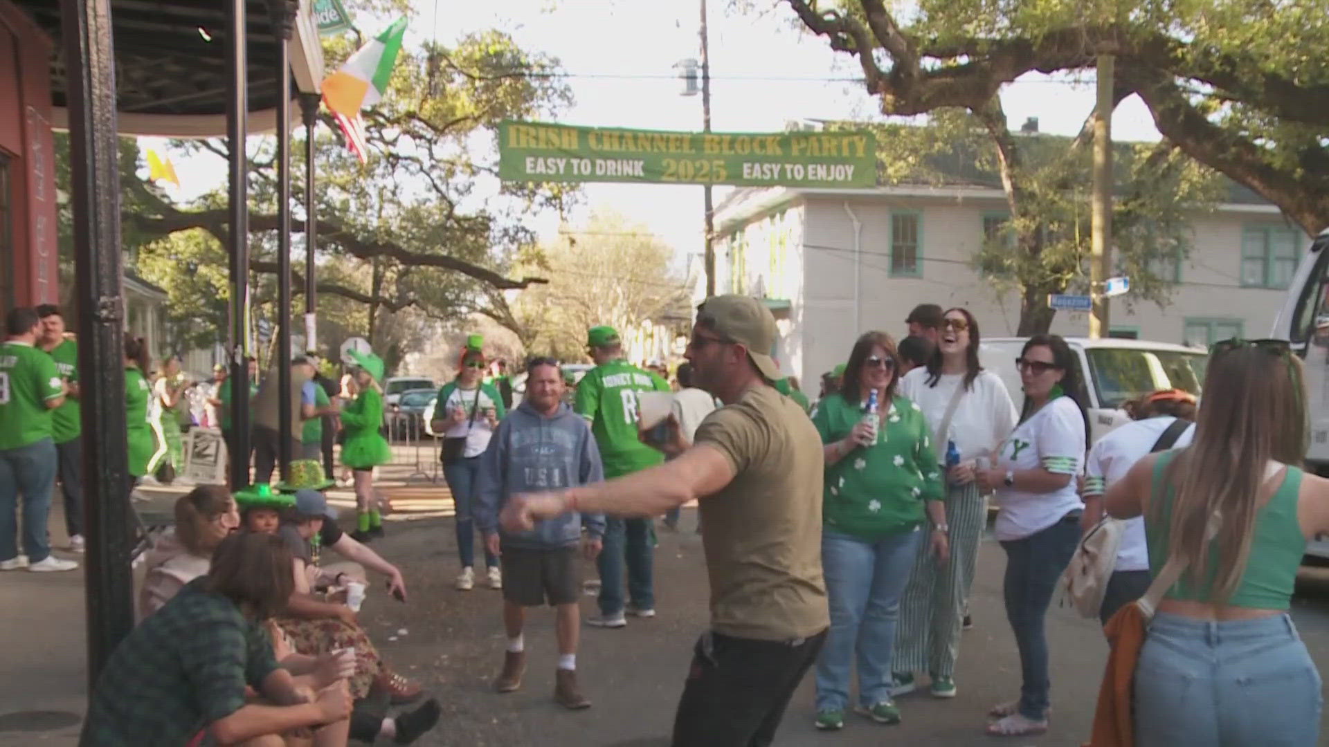 st patricks day block party in new orleans