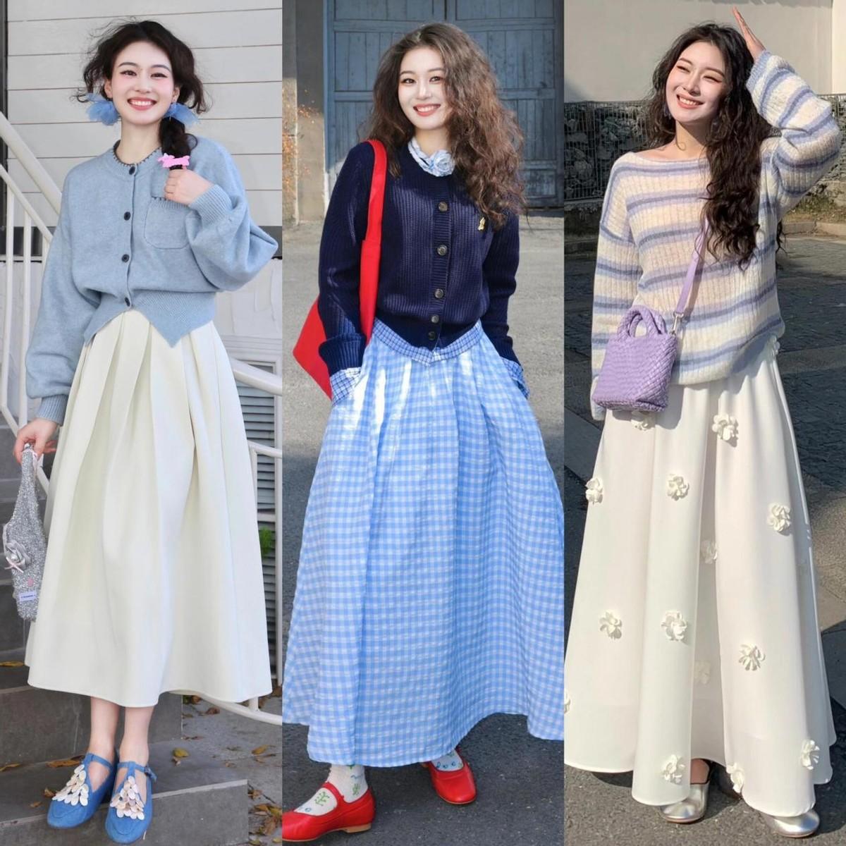 “半身裙+德训鞋”才是今年最时髦穿搭，这样穿好看爆了！