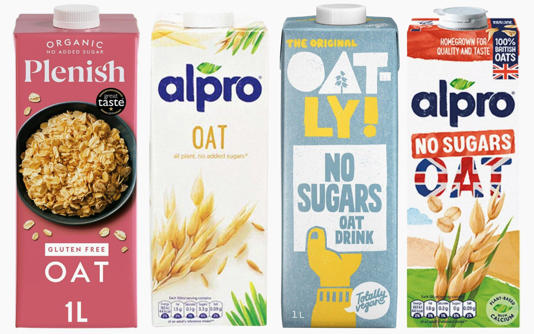Around a third of British people drink oat milk regularly