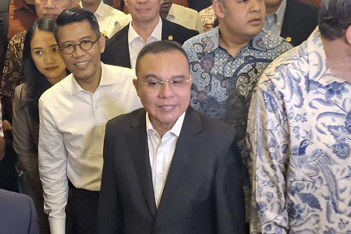 Wakil Ketua DPR RI Sufmi Dasco Ahmad di Gedung Bursa Efek Indonesia, Jakarta Selatan pada Selasa (18/3/2025). Foto: Argya D. Maheswara/kumparan