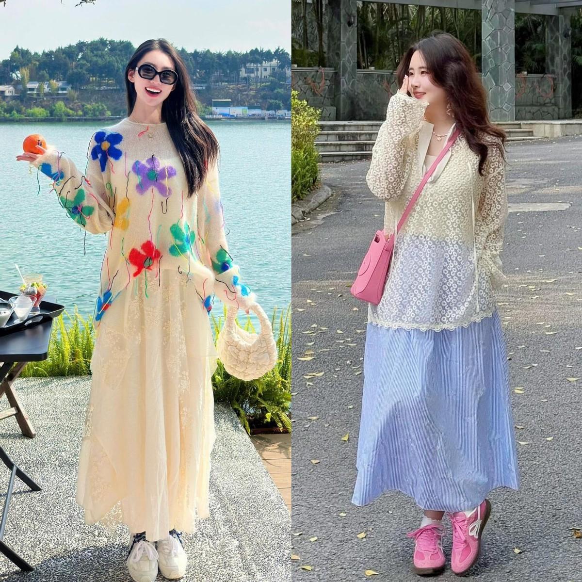 “半身裙+德训鞋”才是今年最时髦穿搭，这样穿好看爆了！