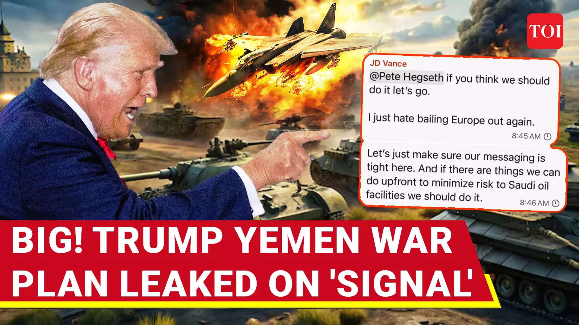 Trump WAR PLAN LEAKED: Pentagon Chief Hegseth 'LEAKS' Attack Details To Journalist | Trump Responds