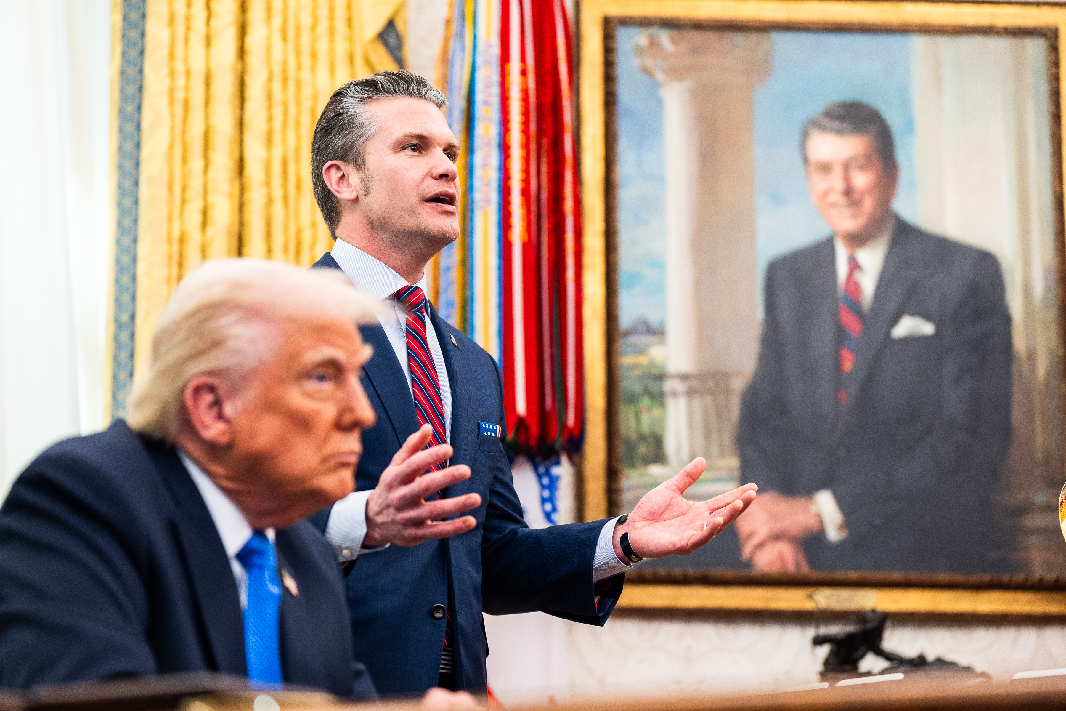 The Trump team’s strained spin on its war plan leak, broken down