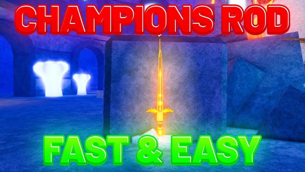 How To Get CHAMPIONS ROD in Roblox FISCH! (EASIEST GUIDE)