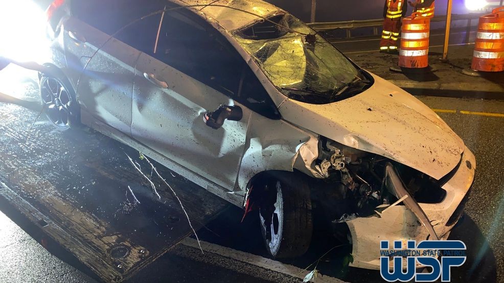 Suspected DUI driver flies off ramp, 75 feet down hillside in Auburn