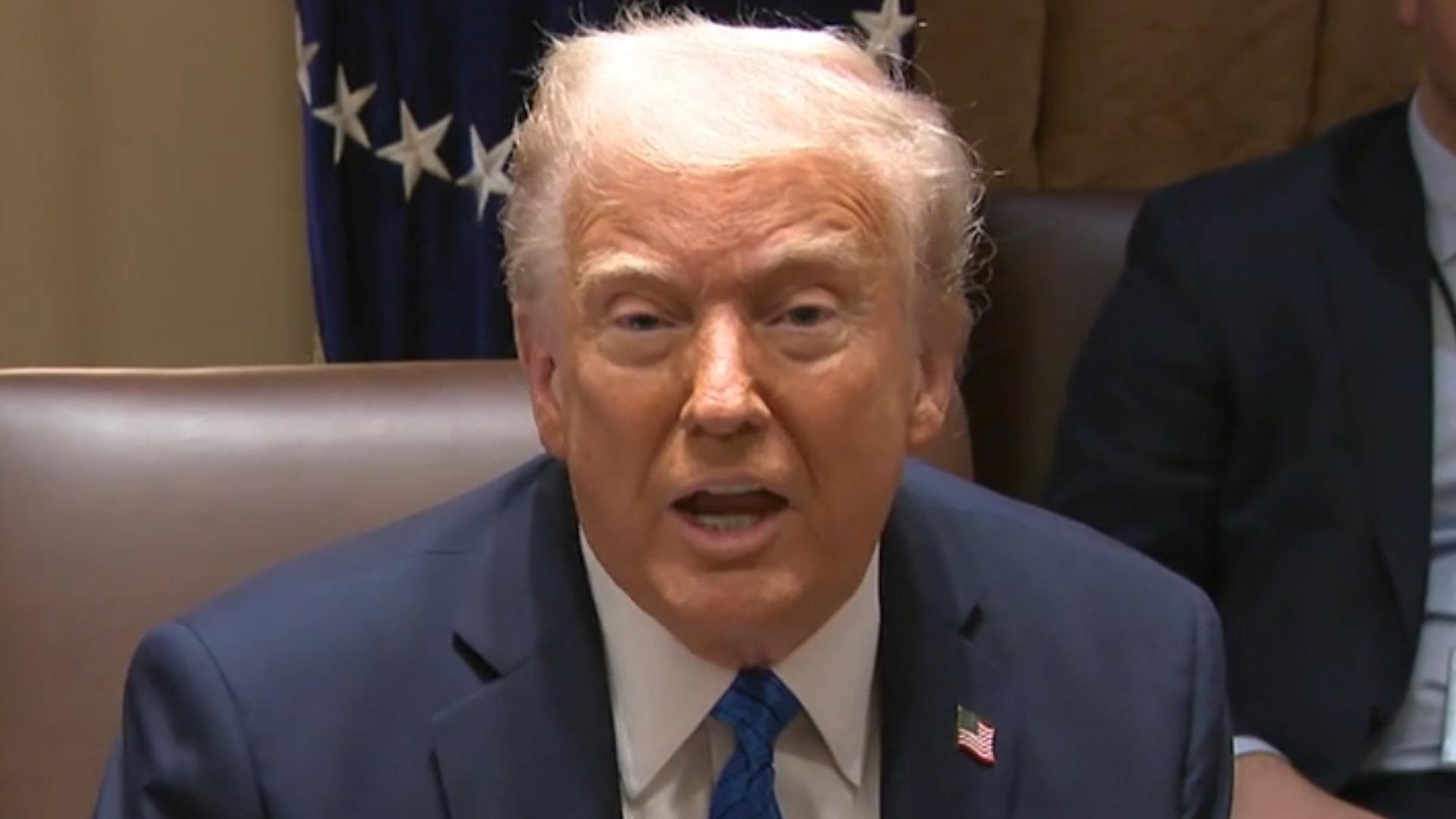 FULL VIDEO: President Trump discusses Signal group chat leak during