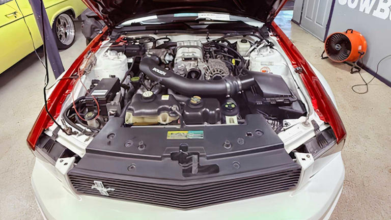 Roush-built Supercharged 2007 Ford Mustang Has Old-School SEMA Style