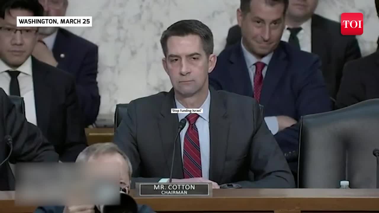 'Stop Funding Israel' Huge Uproar At U.S. Senate; Kash Patel Forced To