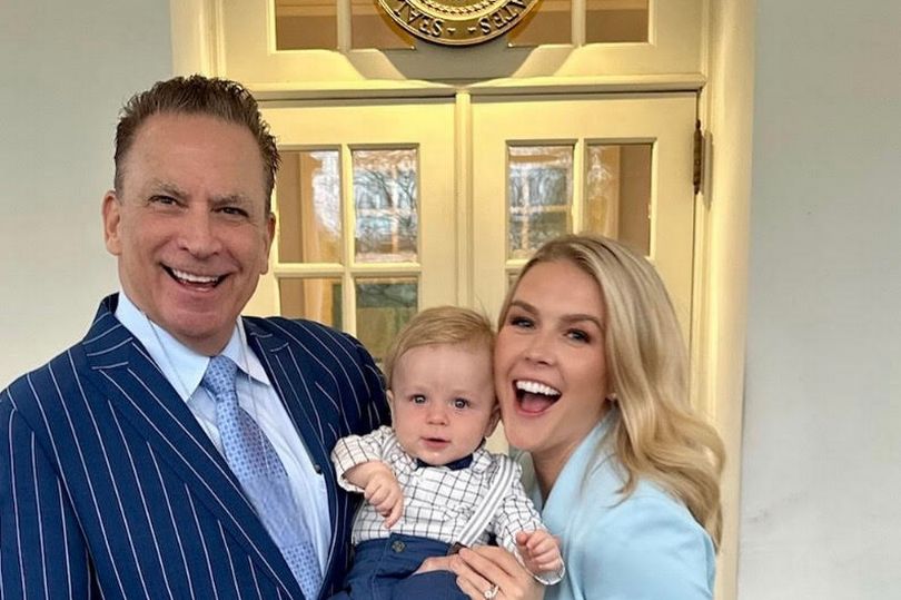 Karoline Leavitt, 27, delights fans with rare glimpse inside family life with husband Nicholas, 59, and baby