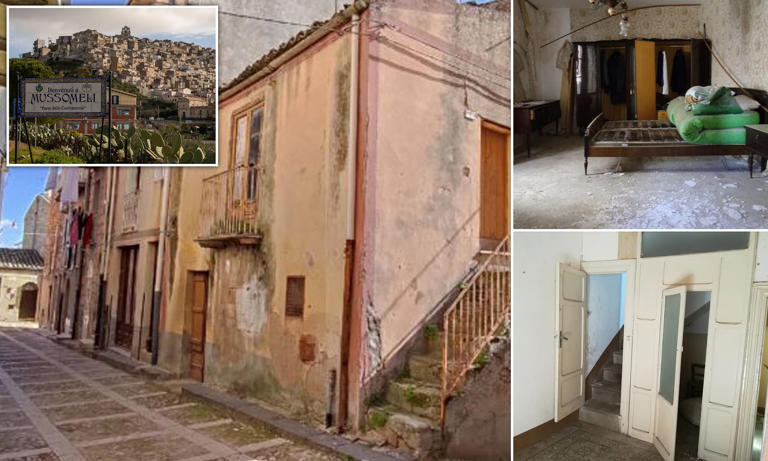 What 1 Euro REALLY buys you in an abandoned Sicilian city as five 17th century homes go up for