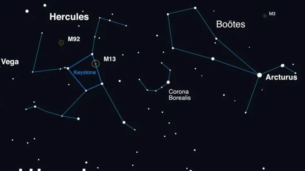 The Blaze Star will shine in the Corona Borealis and remain visible to the naked eye for several days. (Image: NASA)