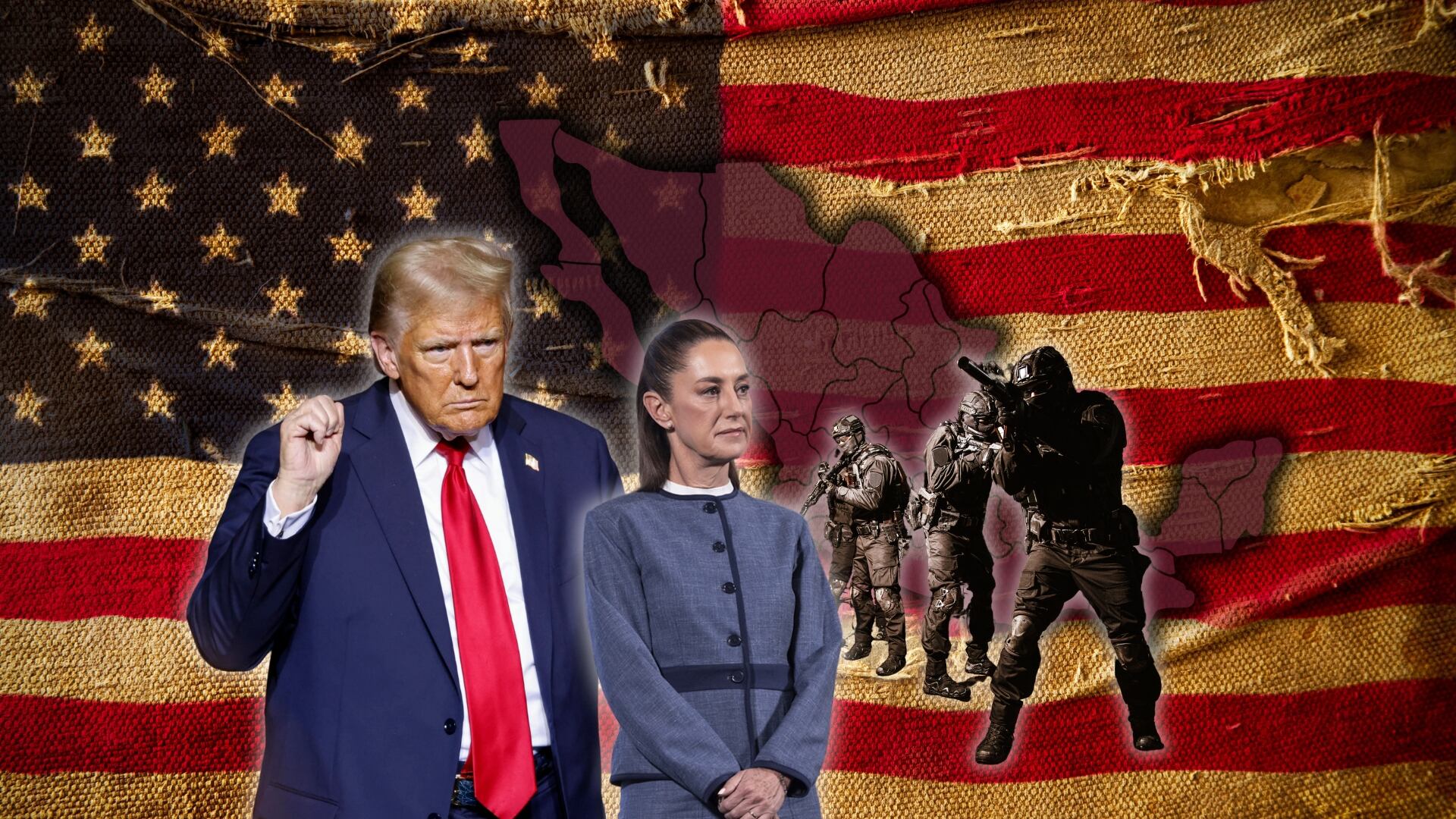 Un nuevo proyecto de resolución presentado en el Congreso de EU busca autorizar al presidente Donald Trump a usar fuerzas militares contra siete cárteles mexicanos. Foto: Especial