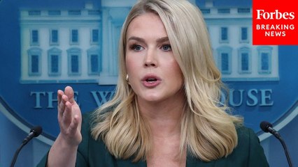 Karoline Leavitt Holds White House Press Briefing As Signal Leak Rocks