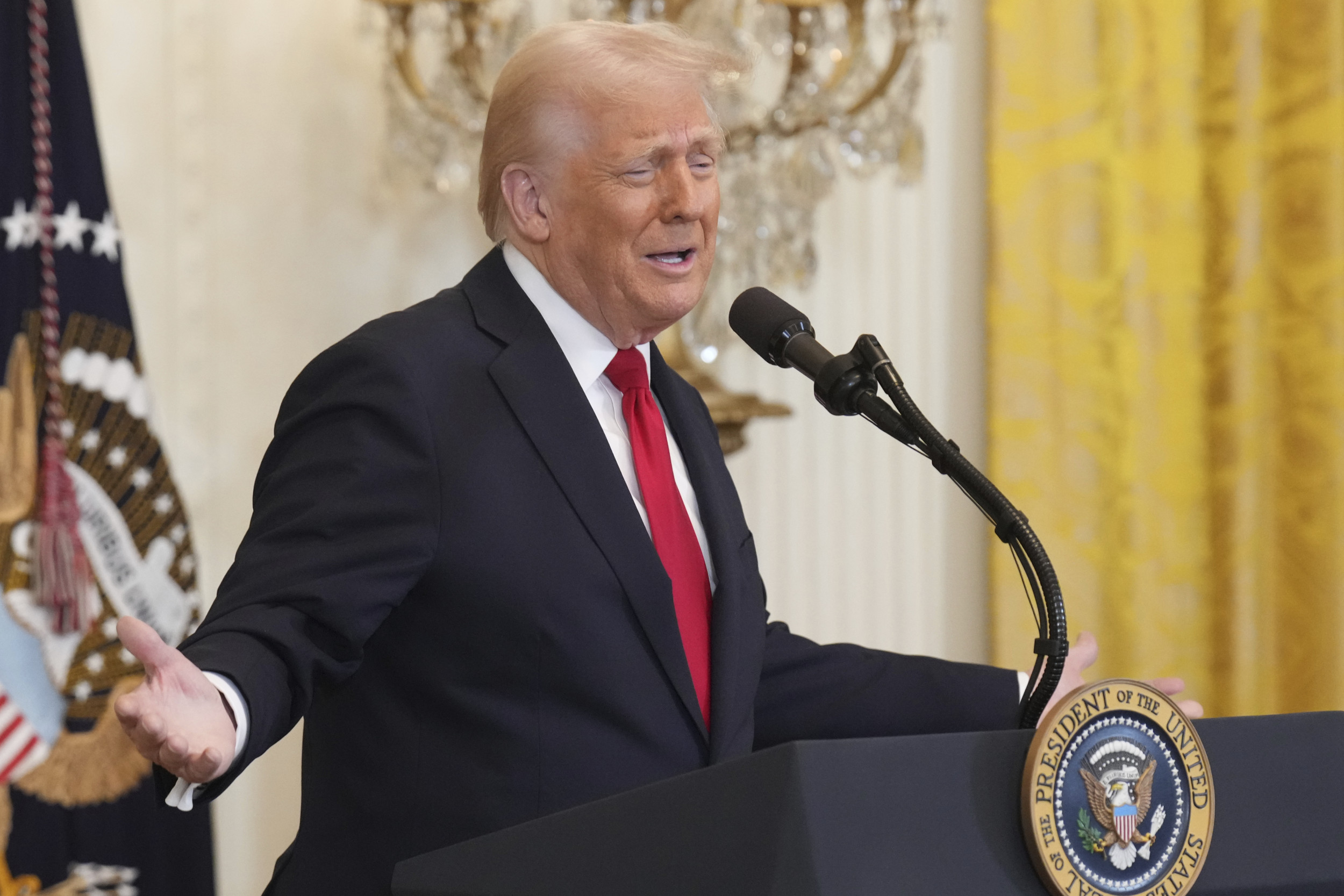 Trump Dubs Himself 'Fertilization President' At Women's History Month Event(00)