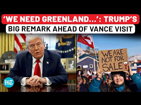 Trump Doubles Down On His Greenland Gambit Ahead Of Vance Visit; 'Will
